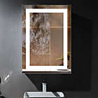 Alternate image 1 for Neutype 36-Inch x 30-Inch LED Rectangular Anti-Fog Vanity Mirror in Silver