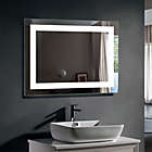 Alternate image 2 for Neutype 36-Inch x 30-Inch LED Rectangular Anti-Fog Vanity Mirror in Silver