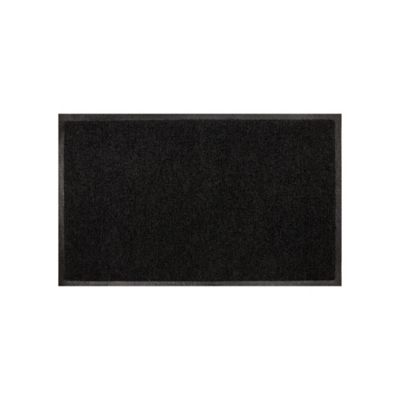 Simply Essential&trade; 17.5&quot; x 29.5&quot; Coil Trapper Door Mat in Black