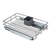 Squared Away&trade; Under-the-Cabinet 11-Inch Sliding Basket in Brushed Nickel