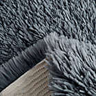 Alternate image 3 for Simply Essential&trade; Plush 2&#39;2 x 3&#39;8 Shag Accent Rug in Grey/Charcoal