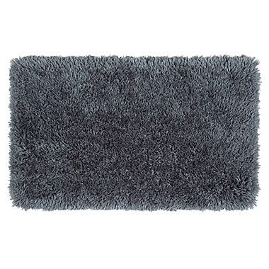 Simply Essential&trade; Plush 2&#39;2 x 3&#39;8 Shag Accent Rug in Grey/Charcoal. View a larger version of this product image.