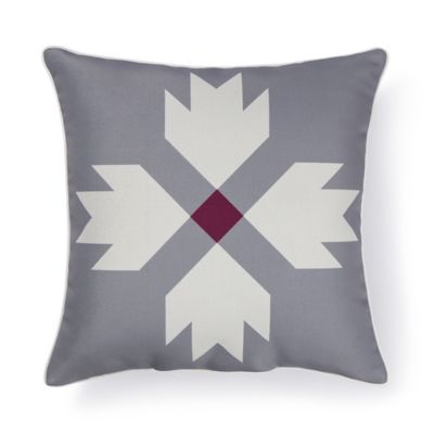 Bee &amp; Willow&trade; Bear Claw Square Outdoor Throw Pillow in Sharkskin