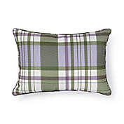 Bee &amp; Willow&trade; Menswear Plaid Rectangular Outdoor Throw Pillow in Purple