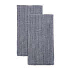 Alternate image 0 for Our Table&trade; Textured Napkins in Navy (Set of 2)