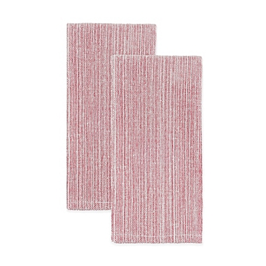 Our Table&trade; Textured Napkins in Red (Set of 2). View a larger version of this product image.
