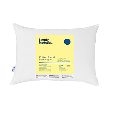 Simply Essential&trade; Cotton Blend Standard/Queen Bed Pillow. View a larger version of this product image.