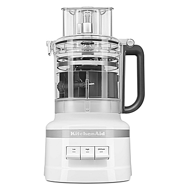 KitchenAid&reg; 13-Cup Food Processor in White. View a larger version of this product image.
