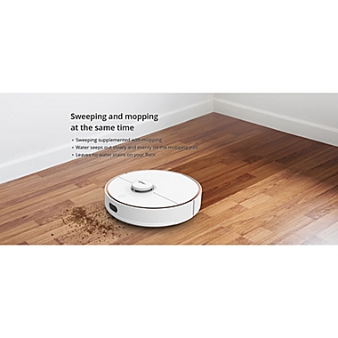 360 S7 LiDAR Vacuum and Mop Combo Robot Cleaner in White. View a larger version of this product image.