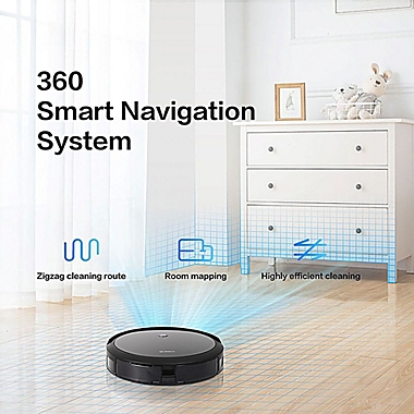 360 C50 Vacuum and Mop Combo Robot Cleaner in Black. View a larger version of this product image.