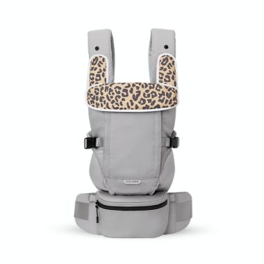 Colugo Carrier 3-Piece Organic Cotton Drool Pack in Cheetah/Black. View a larger version of this product image.