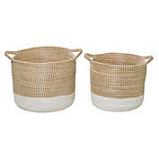 Ridge Road D&eacute;cor Multi-Storage Seagrass Baskets (Set of 2)