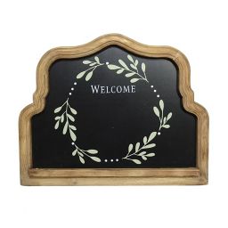 Bee & Willow™ 12-Inch x 5-Inch "Welcome" Scalloped Framed Chalk Board
