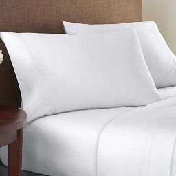 Therapedic® Wholistic™ 400-Thread-Count Performance Sateen Twin Sheet Set in White