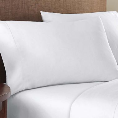 Therapedic&reg; 400-Thread-Count Performance Standard Pillowcases in White (Set of 2). View a larger version of this product image.