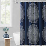 Marimekko&reg; 72-Inch x 72-Inch Fokus Shower Curtain in Navy