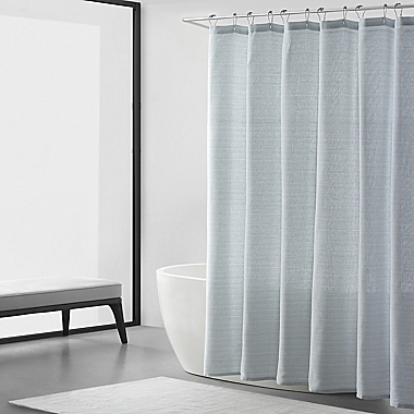 Irregular Stripe Mesh Shower Curtain, Crate And Barrel Pebble Matelasse White Shower Curtain