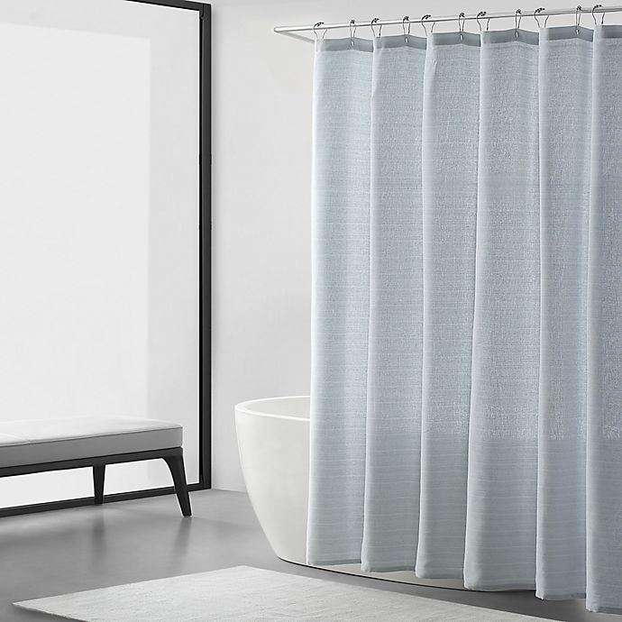 70 Inch X 72 Irregular Stripe Mesh, Mesh Shower Curtain