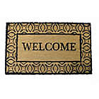 Alternate image 0 for First Concept 18&quot; x 30&quot; Welcome Border Triple Coir Door Mat in Natural