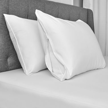 Simply Essential&trade; Anti-Allergen Standard/Queen Pillow Protector. View a larger version of this product image.