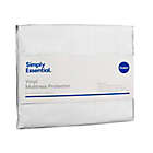 Alternate image 5 for Simply Essential&trade; Vinyl Zippered Waterproof Twin XL Mattress Protector