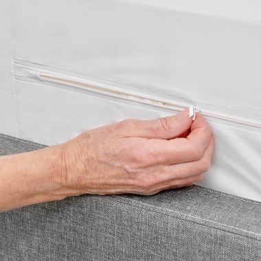 Simply Essential&trade; Vinyl Zippered Waterproof Twin XL Mattress Protector. View a larger version of this product image.