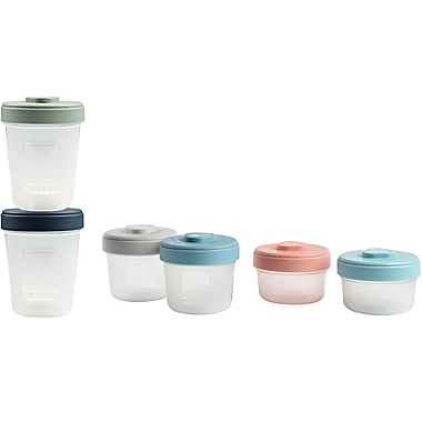 BEABA&reg; Clip 6-Piece Medium Food Storage Container Set. View a larger version of this product image.