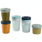 Alternate image 1 for BEABA&reg; Clip 8-Piece Large Food Storage Container Set