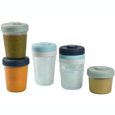 BEABA&reg; Clip 8-Piece Large Food Storage Container Set. View a larger version of this product image.