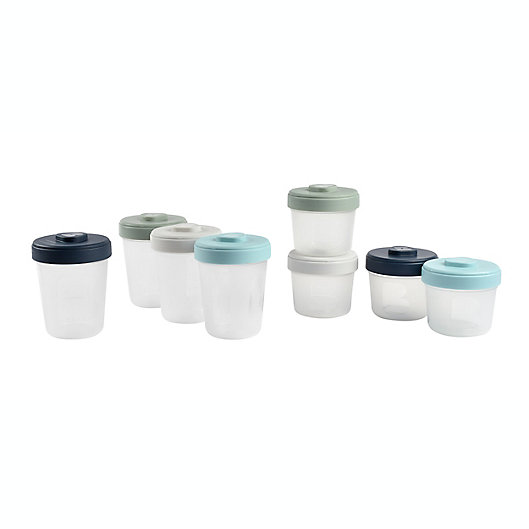 Alternate image 1 for BEABA® Clip 8-Piece Large Food Storage Container Set