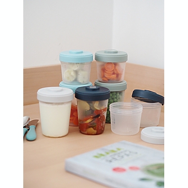 BEABA&reg; Clip 8-Piece Large Food Storage Container Set. View a larger version of this product image.