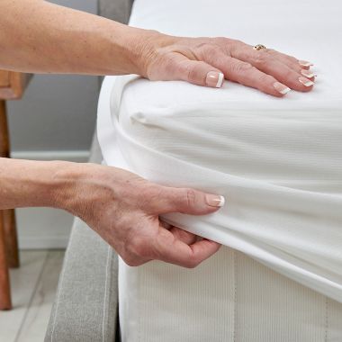 Simply Essential&trade; Waterproof Fitted Queen Mattress Cover. View a larger version of this product image.