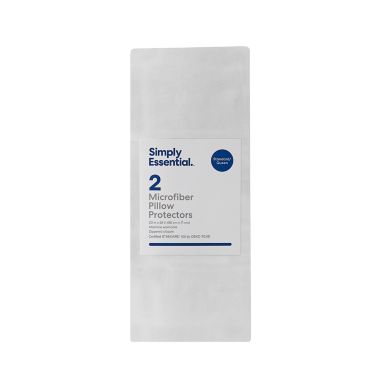 Simply Essential&trade; Microfiber Standard/Queen Pillow Protectors (Set of 2). View a larger version of this product image.