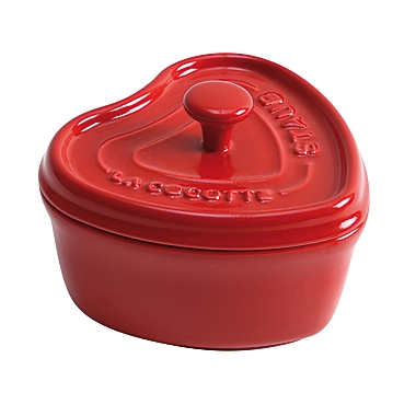 Staub Heart Mini Cocotte in Cherry (Set of 3). View a larger version of this product image.