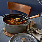 Alternate image 1 for Staub 4 qt. Cast Iron Round French Cocotte in Graphite