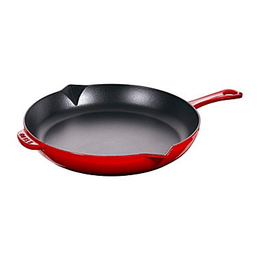 Staub Cast Iron 10-Inch Fry Pan in Cherry. View a larger version of this product image.