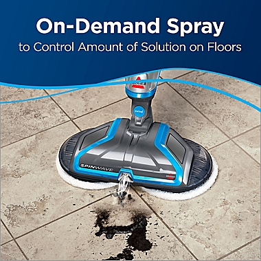 BISSELL&reg; SpinWave&trade; Plus Hard Floor Mop in Titanium. View a larger version of this product image.