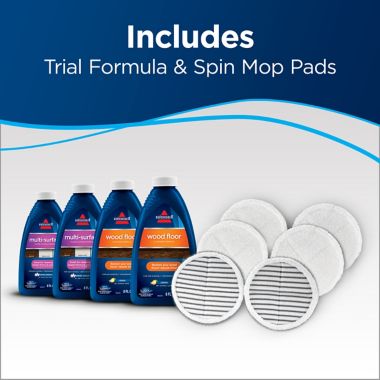 BISSELL&reg; SpinWave&trade; Plus Hard Floor Mop in Titanium. View a larger version of this product image.