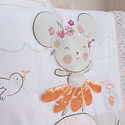 Sammy & Lou 4-Piece Dancing Mouse Crib Bedding Set in Pink