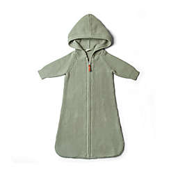 goumi Long Sleeve Organic Cotton Wearable Blanket in Green