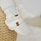 Alternate image 3 for goumi Size 0-3M Organic Cotton Knit Mitt and Bootie Set in Milk