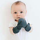 Alternate image 1 for goumi&reg; Organic Cotton Size 0-3M 2-Pack Midnight Mitts in Grey