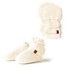 Alternate image 0 for goumi Size 0-3M Organic Cotton Knit Mitt and Bootie Set in Milk