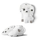 Alternate image 0 for goumi Size 0-3M 2-Piece Mitts and Booties Set in White/Black