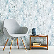 RoomMates Marble Seas Peel &amp; Stick Wallpaper in Blue