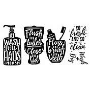 RoomMates&reg; Wash Your Hands Soap Quotes Peel &amp; Stick Wall Decals