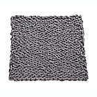 Alternate image 1 for Morgan Home Chunky Knit Chenille Throw Blanket in Grey