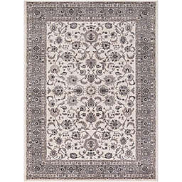 Concord Global Trading Kashan Bergama 5-Foot 3-Inch x 7-Foot 3-Inch Area Rug in Blue