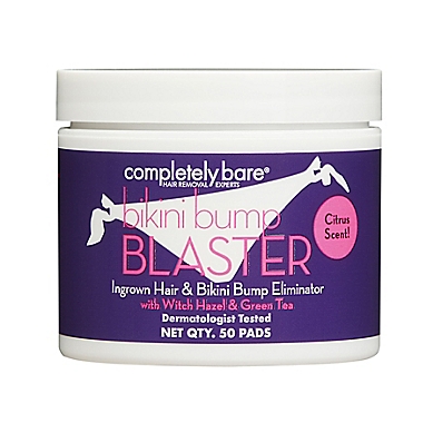 Completely Bare 50-Count bikini bump BLASTER Ingrown Hair &amp; Bikini Bump Eliminator. View a larger version of this product image.