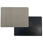 Alternate image 1 for Simply Essential&trade; Solid Textured Laminated Placemat in Grey